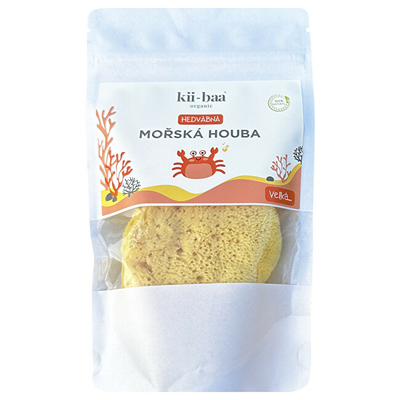 Sfungjer banje kii-baa organic Mořská Houba, 1 copë