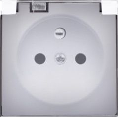 Kapak prize Kontakt-Simon DGZ1BUZP/11A, IP44, me kapak transparent, i bardhë