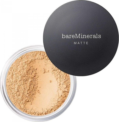 Puder kompakte Bareminerals SPF15 Matte Foundation, nuanca Light 6G, për lëkurë të çelët