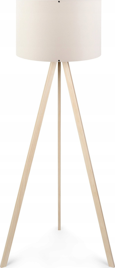 Llambë dyshemeje Insignio Fancy, tripod, 140 cm, krem oak