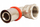 Nyjë këndore PEX Valtec 20x1/2", filetë e jashtme, press crimp, e bronztë