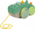 Lodër tërheqëse Chicco Eco+ Pull Along Crocodile, 10-36 muaj, shumëngjyrëshe