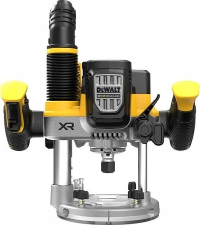 Frezë druri DEWALT DCW620H2-QW, me bateri, 2 bateri edhe karikues, e verdhë