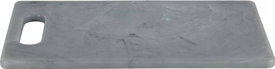 Dërrasë prerëse Rotho White Marble, 25 x 15 cm, plastike, gri mermeri