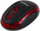 Maus Esperanza Cyngus, wireless, Bluetooth, i zi dhe i kuq