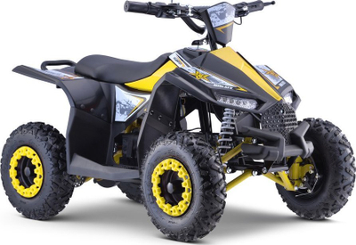 Quad elektrik Highper, motor brushless 1000W, 35 km/h, i verdhë
