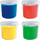 Set boje gishtash SES Creative Finger Paint, 4 ngjyra, 4 x 110 ml, shumëngjyrëshe