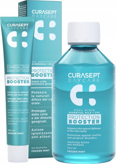 Pastë dhëmbësh xhel Curasept Daycare Protection Booster Frozen Mint, 75 ml