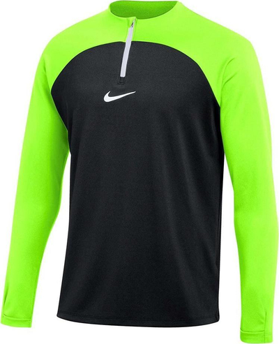 Bluzë sportive Nike Dri-FIT Academy Drill Top KM DH9230 010 për burra, e zezë me jeshile fluo