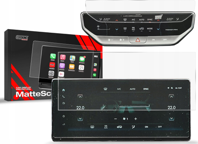 Folje mbrojtëse GRIZZ MatteScreen për SsangYong Rexton 12.3", anti‑gjurmë gishtash, matte, transparente