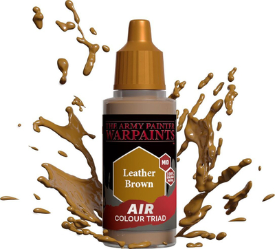 Bojë akrilike me ajër Army Painter Warpaints Air, Leather Brown, 31 g, kafe