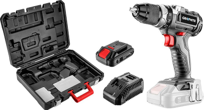 Sharrë-vidhosëse me bateri Graphite 58G019-SET1, 18V, me një bateri 2Ah, e zezë
