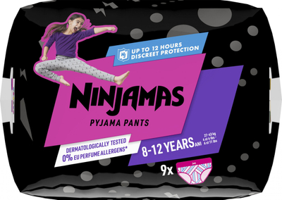 Pelenë pantallona Pampers Ninjamas, madhësia 8 XXXLarge, për vajza