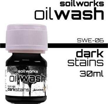 Bojë vaji për modelim Scale75 Soilworks Oil Wash Dark Stains, 30ml, e errët