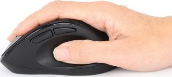 Mouse pa kabllo Manhattan Ergonomic, optik 1600dpi, 6 butona, i zi