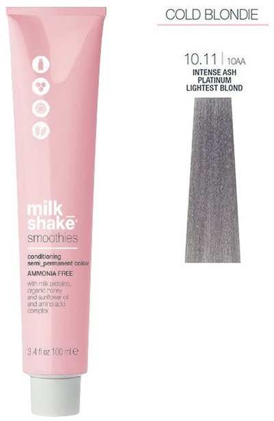 Ngjyrë gjysmë-permanente flokësh Milk Shake Smoothies, me kondicioner, 100 ml