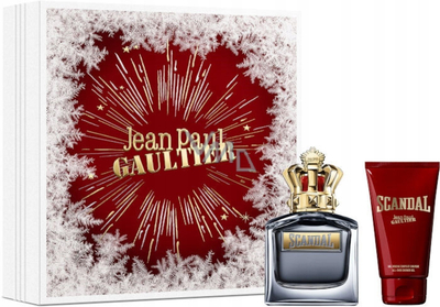 Set dhurate Jean Paul Gaultier Scandal Pour Homme, EDT 100 ml, xhel dushi 75 ml