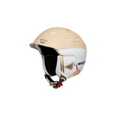 Helmet ski Cairn Xplorer Rescue, RECCO, ajrosje me rregullim, krem e bardhë
