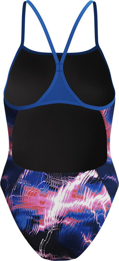 Kostum noti Speedo Club Training Printed Turnback, Endurance+, blu rozë