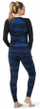 Bluzë bazë Smartwool Merino 250 Baselayer Pattern Crew, lesh merino 100%, për femra