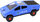 Set lodër policie makine me helikopter, DIY, me rimorkio, blu