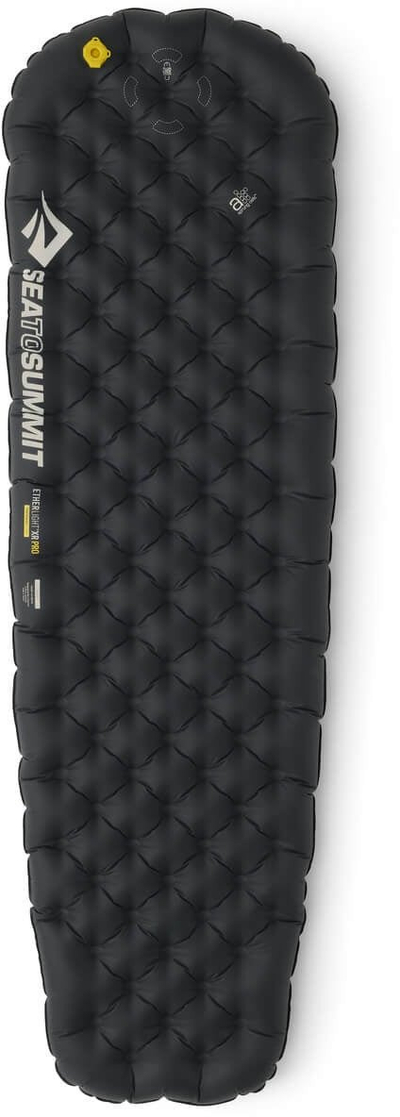 Dyshek kampingu Sea to Summit Ether Light XR Pro Insulated, 10cm, madhësia Regular, i zi