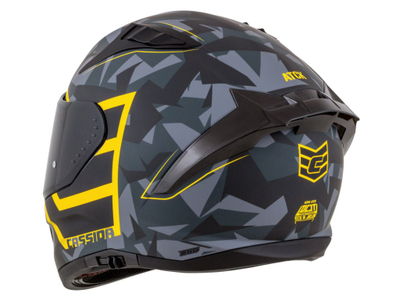 Helmeta moto Cassida Aero ATCK, full-face, grey camo