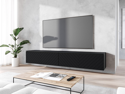 Komodë për TV D 180 MDF, zi