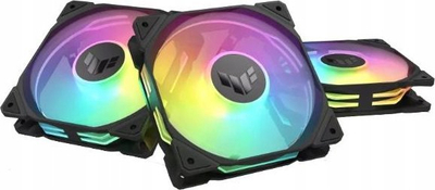 Ventilator kase ASUS TUF Gaming TR120 ARGB, 12 cm, PWM, i zi