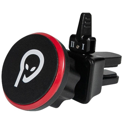 Mbajtës magnetik për veturë Spacer, për grila ventilimi, 4 supermagnete N50, rrotullim 360°, i zi