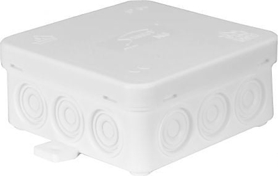 Kuti hermetike elektrike Simet N6 83006006, 85x85x39mm, IP54, e bardhë