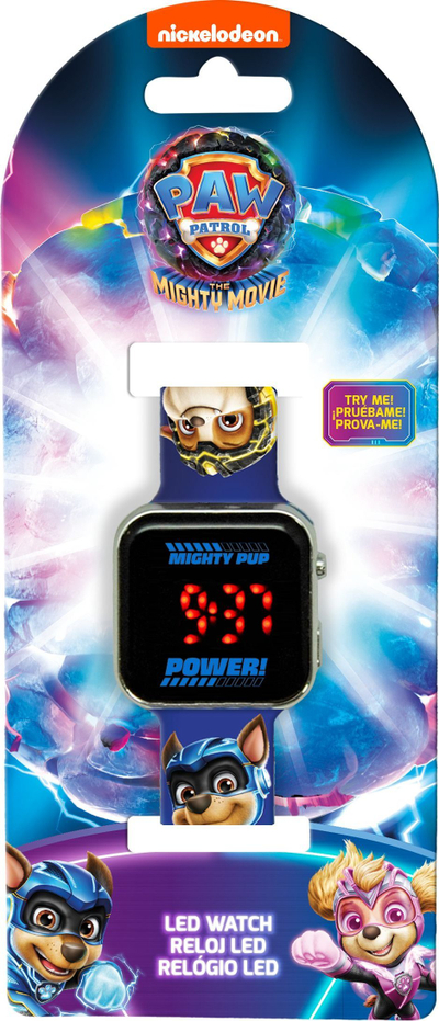 Ora digjitale për fëmijë Euroswan Paw Patrol PW19944, ekran LED, rrip gome