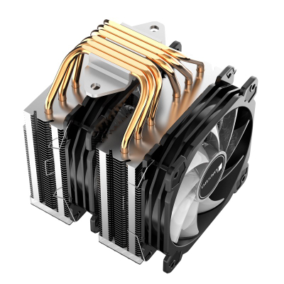Ftohës CPU Jonsbo CR-2000 GT ARGB, dual-tower, 2x120mm, i zi