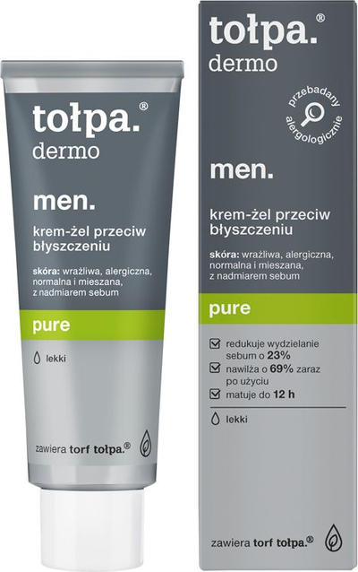 Set xhel dhe krem Dermo Men, 40 ml