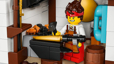 Lodra konstruktore LEGO Ninjago Four Weapons Forge, set koleksionues 1259 pjesë, 15 vjetori, shumëngjyrësh