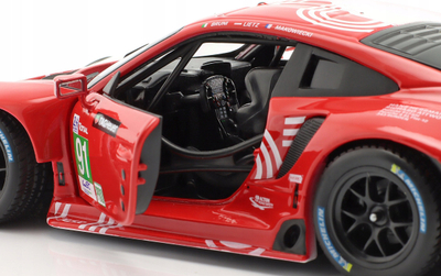 Maket makine Bburago Porsche 911 RSR #91, 1/24, diecast, shumëngjyrëshe