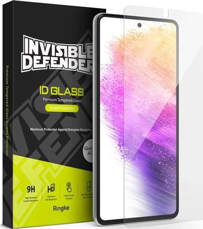 Заштита за екран Ringke Invisible Defender ID Glass, зајакнато стакло 0.33mm, 2.5D, за Samsung Galaxy A73 5G