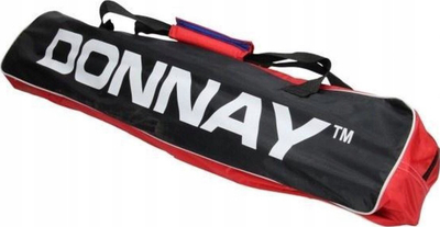 Set badminton Donnay 9 pjesësh, 4 raketa, rrjetë me shtylla, shumëngjyrësh