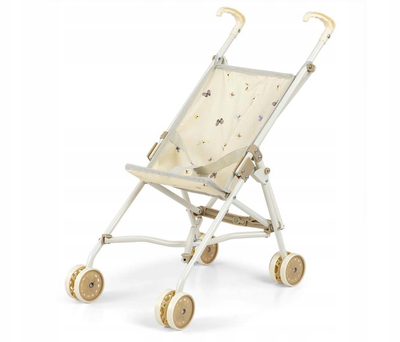 Karrucë për kukulla Milly Mally Julia Nature, e palosshme, beige