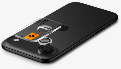 Mbrojtës kamere Spigen Glas.tR EZ Fit Optik Pro, xham i temperum, set 2 copë, transparent