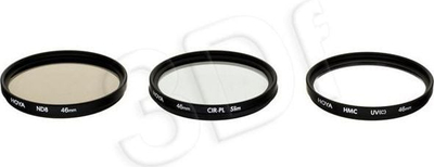 Set filterash fotografik Hoya Digital Filter Kit II, 3 copë, 72mm, i zi