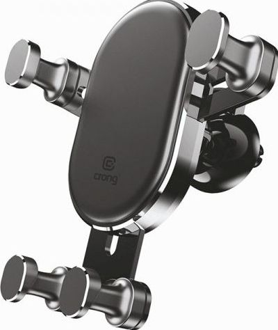 Mbajtëse telefoni për makinë Crong Gravity CRG-CH5, auto-lock, për 4.7-6.5\", e zezë