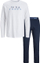Pizhame Jack&Jones JACALEX Standard Fit 12252293 White