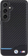 Futrollë telefoni BMW Leather Carbon për Samsung Galaxy S24+, material lëkurë dhe karbon, mbrojtje TPU, ngjyrë e zezë