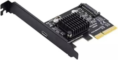 Kartë zgjerimi Graugear USB C 3.2 Gen2x2, PCIe x4, e zezë