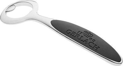 Hapëse shishesh Gerlach Bottle Opener Solid, trup zinku, dorezë e rehatshme, metalike e zezë