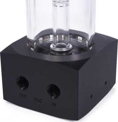 Rezervuar uji për PC Alphacool Core 100 Aurora, për pompa D5 VPP, aRGB, akrilik acetal