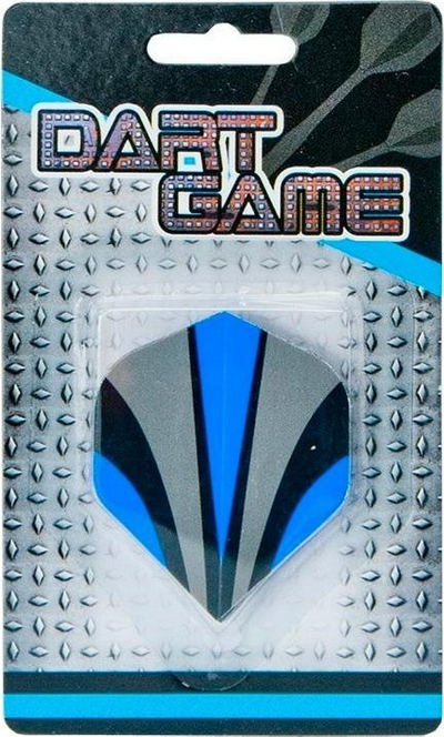Fletë dart Dart Game DG32804, set 3 copë, materiale PET, blu gri