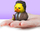 Figurinë koleksionuese Numskull Friends Ross Geller TUBBZ Mini, 2", PVC, shumëngjyrëshe