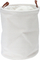 Shportë ruajtje Home Styling Collection, prej pëlhure boucle, Ø 38 x 50 cm, e bardhë